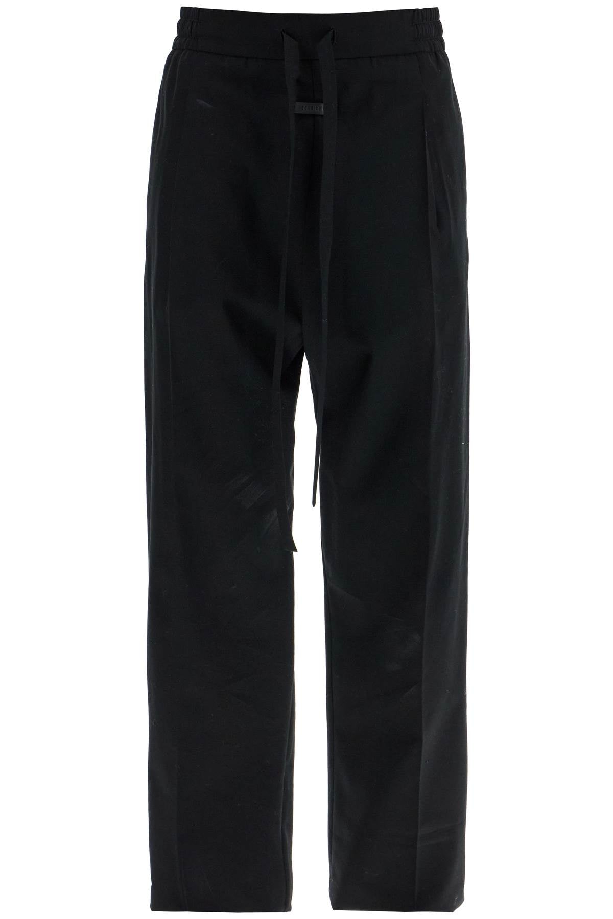 Pantalon large en coton et laine noir Fear Of God