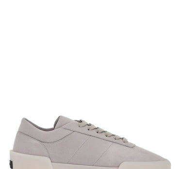 Fear Of God low top sneakers aerobic light gray leather with velcro closure