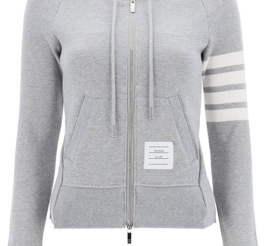 Thom Browne 4-bar full zip hoodie