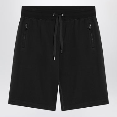 Dolce & Gabbana Dolce&Gabbana Jogging bermuda shorts with logo plaque