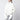 Golden Goose Golden Goose White nylon zip jacket