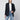 Golden Goose Golden Goose Blue pinstriped single-breasted blazer in wool