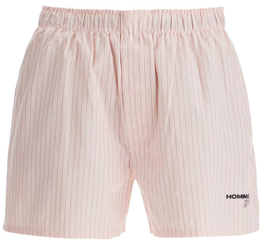 Homme Girls striped oxford shorts for men and