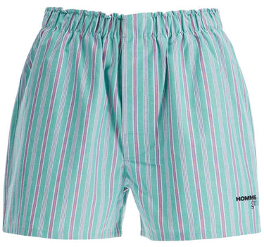 Homme Girls striped oxford shorts for men and