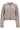 Loulou Studio polo cashmere cropped manica lunga coast beige