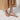 Aquazzura Aquazzura Low gold leather sandal