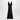 Sportmax Sportmax Long black dress in satin