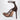Aquazzura Decolleté Love Affair 85 in mesh with brown suede
