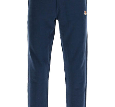 Maison Kitsune fox head joggers