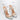 Aquazzura Aquazzura Love Struck silver sandals with crystals