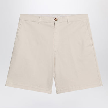 Brunello Cucinelli Ivory cotton bermuda shorts