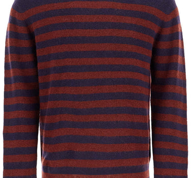 PS Paul Smith striped wool and mohair blend pullover