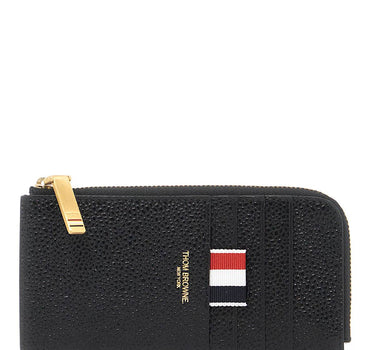 Thom Browne pebble grain leather cardholder