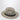 Brunello Cucinelli Taupe felt fedora with leather band