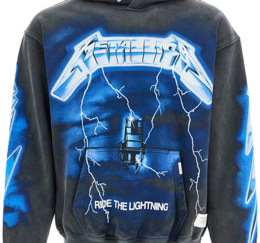 REPRESENT vintage gray cotton hoodie metallica ride the lightning