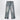 Represent Represent Washed blue jeans with rips