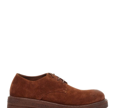 Marsell suede leather lace-up derby shoes with