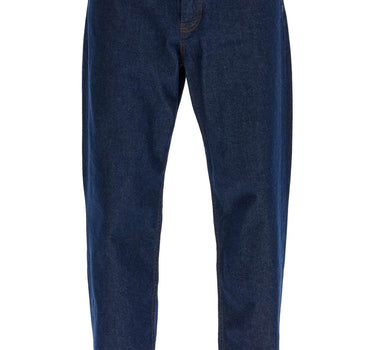 Maison Kitsune lightweight denim straight leg jeans