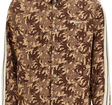 Palm Angels camouflage track overshirt