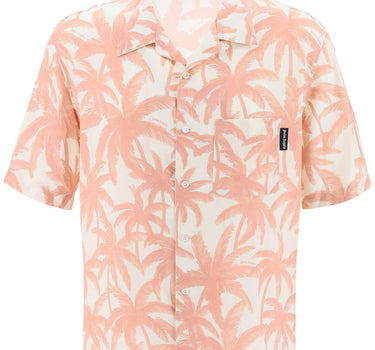 Palm Angels bowling shirt with palms motif