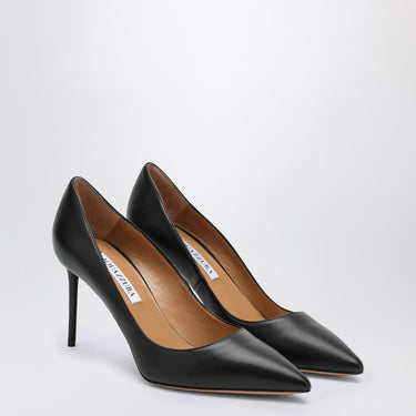 Aquazzura Black leather décolleté