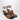 Paris Texas Portofino black leather thong mule