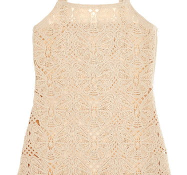 By Malene Birger crochet fall mini dress