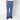 Needles Needles Slate blue jogging pants with fringes
