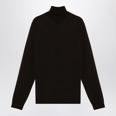 Roberto Collina Ebony merino wool turtleneck sweater