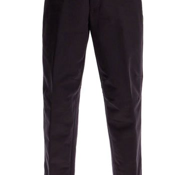 Lanvin biker gabardine trousers