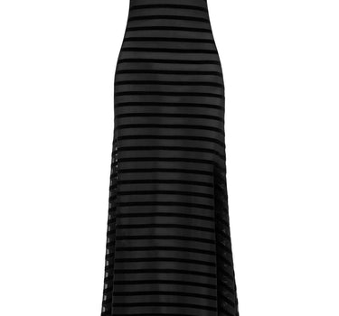 JEAN PAUL GAULTIER long marinière dress with overall detail