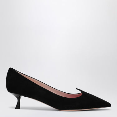 ROGER VIVIER I Love black suede decolletés