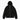 1989 STUDIO 1989 STUDIO Black denim zip hoodie