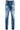 Dsquared2 navy blue vintage effect cotton jeans with visible logo