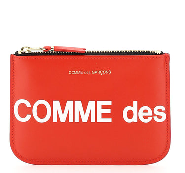 Comme Des Garcons Wallet huge logo pouch