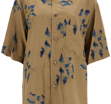 Lemaire oversized floral shirt