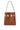 Marni brown structured calfskin shopping bag with ivory details