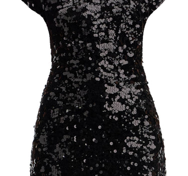 Ganni velvet and sequin mini dress