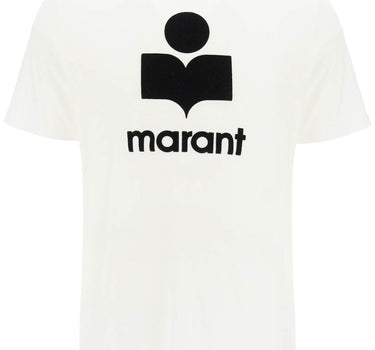 Marant karman linen logo t-shirt