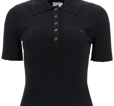 Courreges short-sleeved ribbed polo