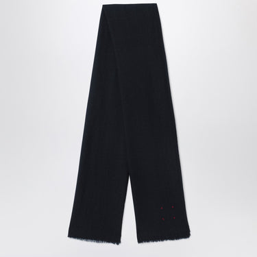 Destin Black wool scarf