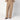 Darkpark DARKPARK Camel-coloured cuffed trousers