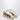 Santha Santha Cream/brown mesh and suede Model 1 sneakers
