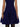 Ribbed Knit Skater Dress Dark Purple by Alaïa