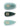Set of 3 Logo Hair Clips Aqua Green by Miu Miu