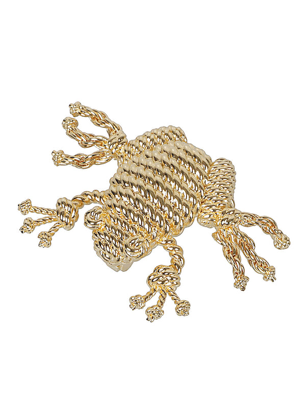 Metal Frog Brooch by Loewe