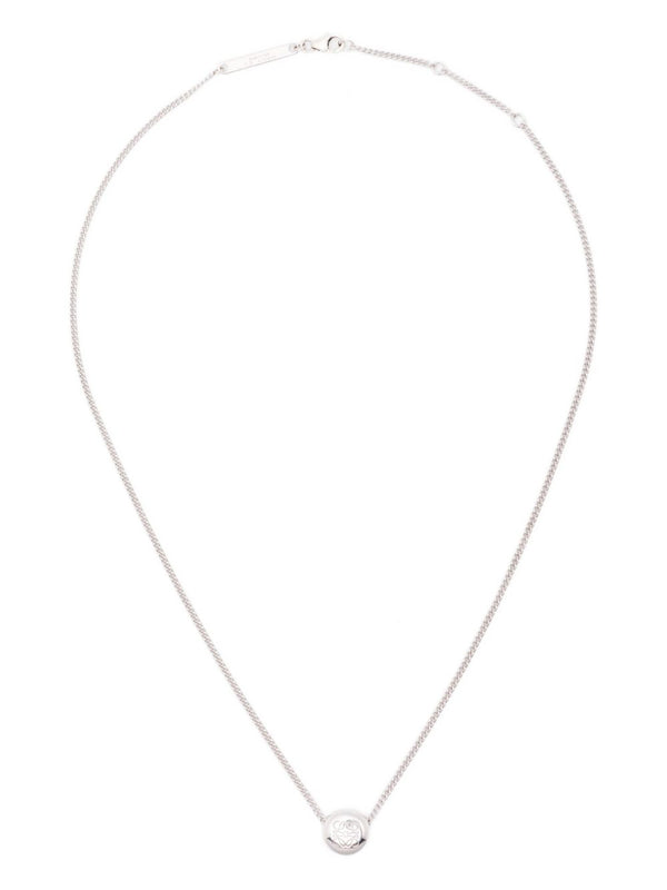 Anagram Pebble Silver Necklace by Loewe