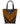Shopping Pot Leather Tote Black/Caramel by Phoebe Philo
