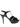 Black Leather Sandals By Yves Saint Laurent