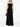 Black Sleeveless Flared-Hem Long Dress by Solace London